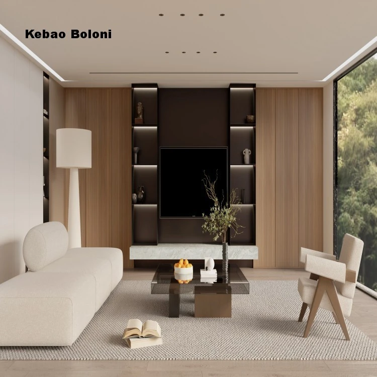 Boloni Home Master Design Custom Interior Wall Paneling For Living Room Bedroom Whole House Solution Hotels Villas Hospitals factory